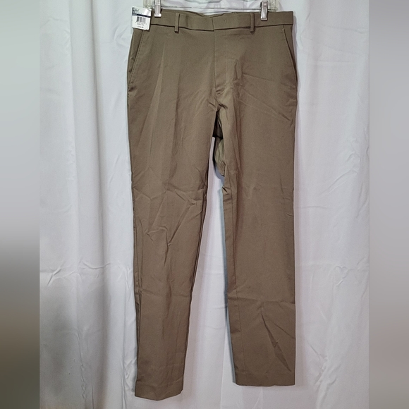 Ralph by Ralph Lauren Men's Tan NWT Modern Fit Dress Pants Size 34X32 - Picture 2 of 6